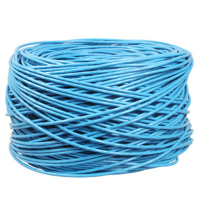 Cable del remiendo del gato 5e del AWG de UTP Cat6 24 porque 0,51 chaquetas de IPVC 4 pares los 305m