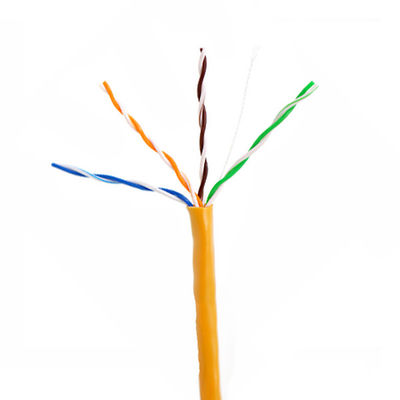 Cable bajo del humo Cat5e de 24AWG LSZH, cero cable externo los 305m del halógeno Cat5e