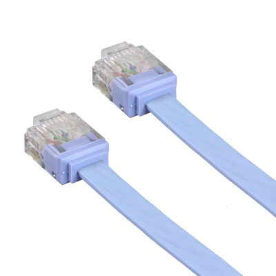 Cable Ethernet Cat6 plano resistente a los rayos UV resistente a la intemperie para computadora