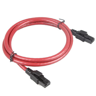 AWG al aire libre de la envoltura 24 del doble del cable de Ethernet de la red Cat6 24 pies