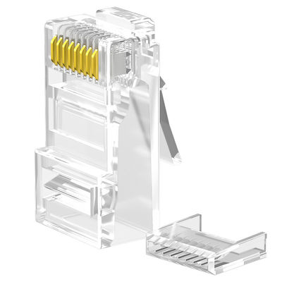 El conector durable de la PC RJ45 Cat6, 8P8C protegió el conector de CAT6 UTP