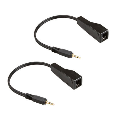 Asambleas de encargo del alambre de Cat5 Cat6 3.5m m estéreos al suplemento audio femenino RJ45