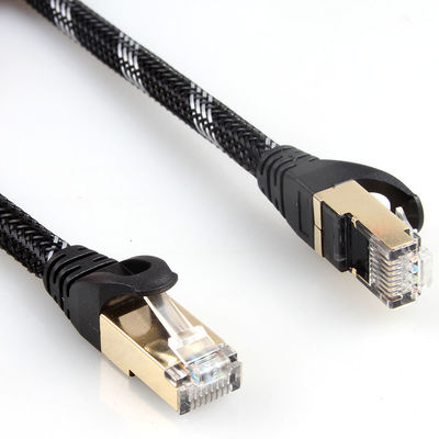 cable de red trenzado 10Gbps, cable del gato 7 RJ45 para Gigabit Ethernet