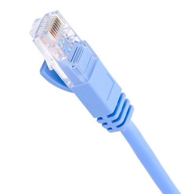 Gato 5e, cable del remiendo de UTP Cat5e de la chaqueta de PVC BC7/0.2 del cordón de remiendo del cobre 24AWG