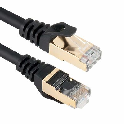 Gigabit de alta velocidad 10Gbps 600MHZ del gato 7 de Ethernet del cable durable del remiendo