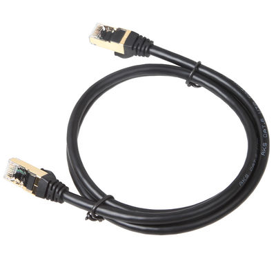 Gigabit de alta velocidad 10Gbps 600MHZ del gato 7 de Ethernet del cable durable del remiendo