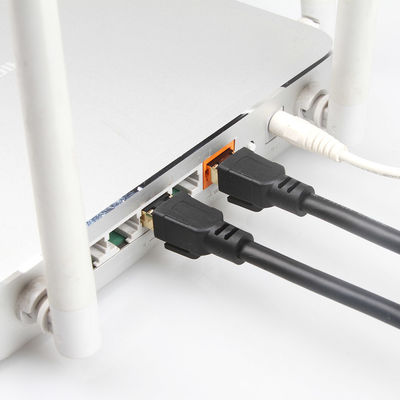 Cable S/FTP 40Gbps 2000MHZ del remiendo del OEM Gigabit Ethernet Cat8 práctico