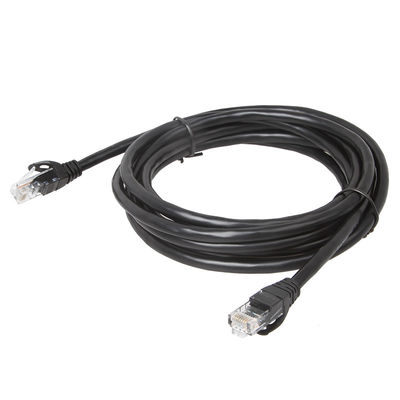 cable del gato 6a UTP de 10Gps 24AWG, gato 6a amperio del cordón de remiendo de la chaqueta de PVC BC7/0.2