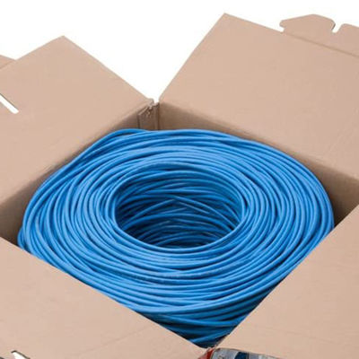 23AWG Práctico Cable Lan Cat6 BC 0.57 UTP Chaqueta de PVC 4 Pares 305m