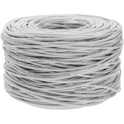 Cable de Ethernet del ODM Cat6a 24AWG CCA, chaqueta de PVC los 305m el 1000ft 10Gbps