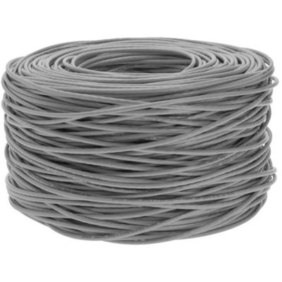 Cable de Ethernet del ODM Cat6a 24AWG CCA, chaqueta de PVC los 305m el 1000ft 10Gbps