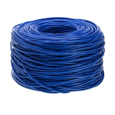Cable de Ethernet del ODM Cat6a 24AWG CCA, chaqueta de PVC los 305m el 1000ft 10Gbps
