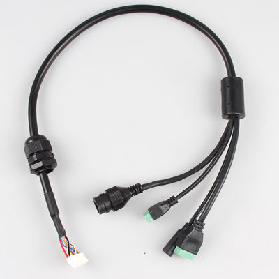 Cable de cámara industrial práctico 3,81 RJ45, cámara de cable Lan resistente a la intemperie