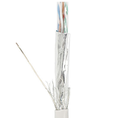 Cat5e protegido doble Lan Cable UTP SFTP 24AWG con los alambres trenzados