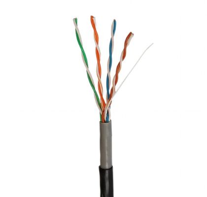 Chaqueta doble de UTP CCA Cat5e Lan Cable Length los 305m para el externo