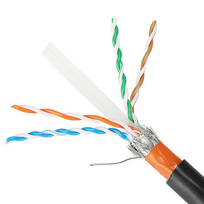 23AWG al aire libre Cat5e Lan Cable Cat 6 Cat6A Cat7 Cat7A con la chaqueta de PVC