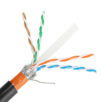 23AWG al aire libre Cat5e Lan Cable Cat 6 Cat6A Cat7 Cat7A con la chaqueta de PVC