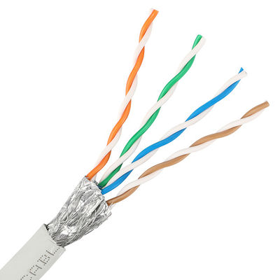 26AWG FTP LSZH Cat5e Lan Cable porque conductor 1000 pies de multicolor