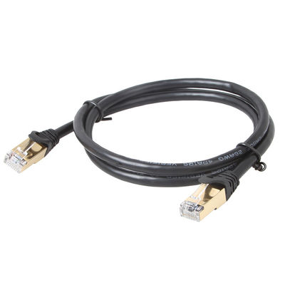 Gato 6, gato de cobre puro 6 del cable del remiendo del ordenador 1000Mbps del cordón de remiendo 24AWG RJ45