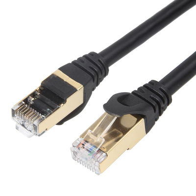 Gato 6, gato de cobre puro 6 del cable del remiendo del ordenador 1000Mbps del cordón de remiendo 24AWG RJ45