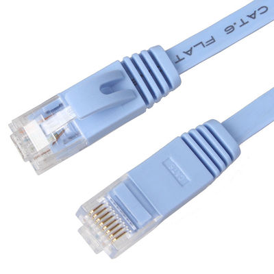 Velocidad sólida plana del cordón de remiendo de Cat8 Cat7 Cat6 1Gbps para el ordenador