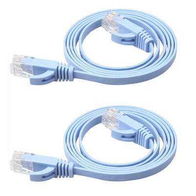 Velocidad sólida plana del cordón de remiendo de Cat8 Cat7 Cat6 1Gbps para el ordenador