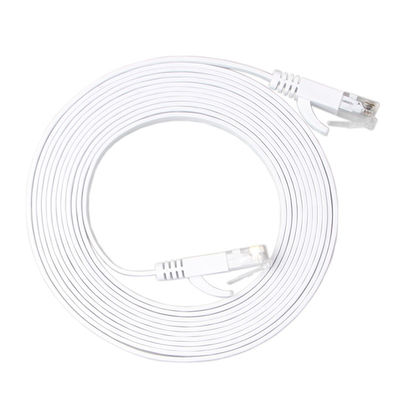 AWG plano sólido de la velocidad 30 del cable del remiendo del módem Cat6 con los clips