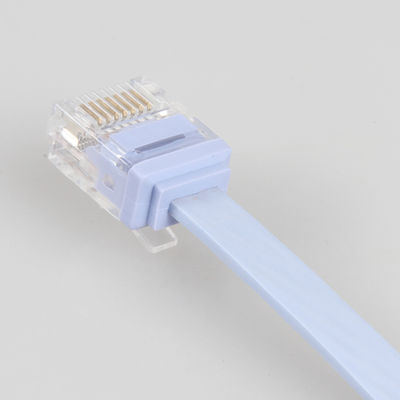 Cable Ethernet Cat6 plano resistente a los rayos UV resistente a la intemperie para computadora