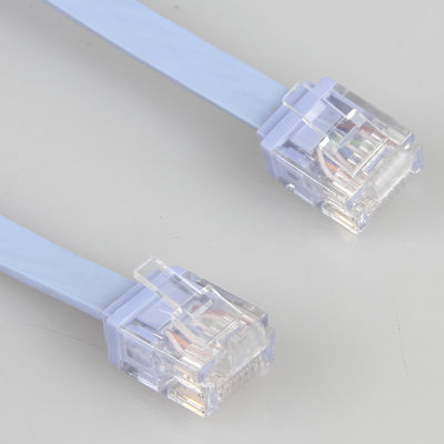 Cable Ethernet Cat6 plano resistente a los rayos UV resistente a la intemperie para computadora