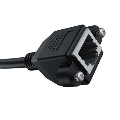 Cable de extensión durable Cat6, varón al cable del remiendo de la red del conector hembra RJ45