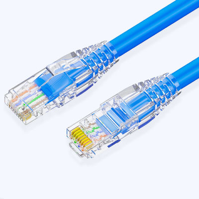 Ethernet Cat6, cable azul del cable de 100W PoE+ RJ45 de Cat6 Gigabit Ethernet