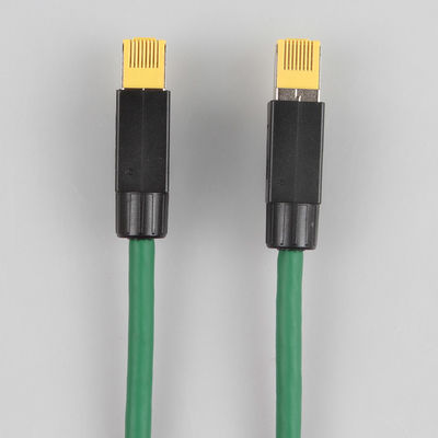 Cat6 cable industrial práctico, alto cable de Flex Green Cat 6a SFTP