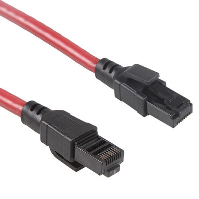 AWG al aire libre de la envoltura 24 del doble del cable de Ethernet de la red Cat6 24 pies