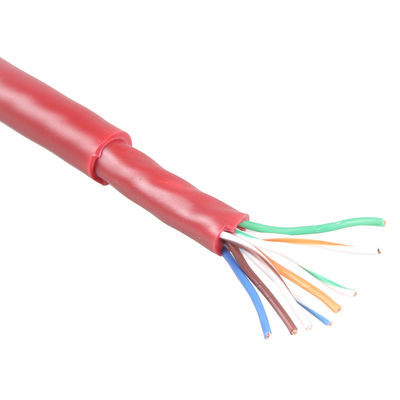 AWG al aire libre de la envoltura 24 del doble del cable de Ethernet de la red Cat6 24 pies