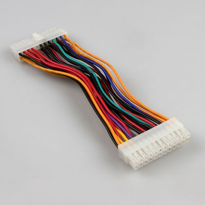 ATX negro estable 24 Pin Extension Cable, varón al cable de fuente de alimentación femenino de ATX