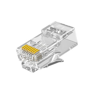 El conector durable de la PC RJ45 Cat6, 8P8C protegió el conector de CAT6 UTP