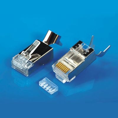Conectores de cable eléctrico Ethernet RJ45 para CAT5E CAT6 CAT6A CAT7 CAT8