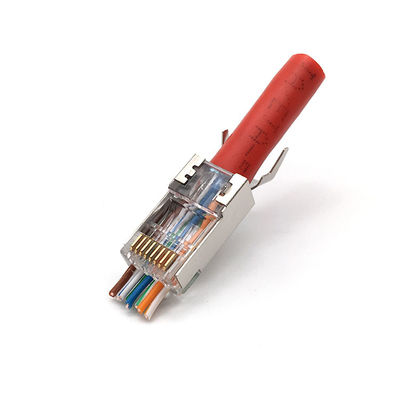 Ajuste CAT5 CAT6 del enchufe de los conectores RJ45 del alambre eléctrico de Ethernet de UTP