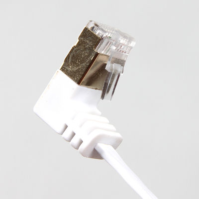 Artículo plano del cable del remiendo del OEM Cat6 ángulo de 90 grados a de 270 grados