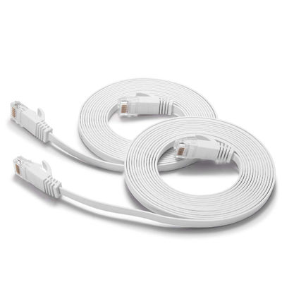 El remiendo plano ultrafino Cat6 telegrafía multipropósito con RJ45 8P8C