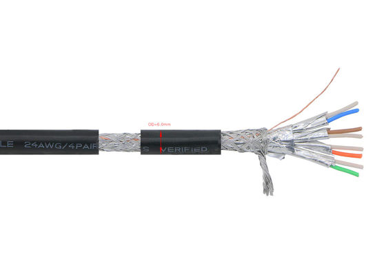 Cable de extensión de cordón de remiendo de Breakproof Cat7 con el varón al conector hembra