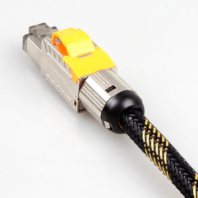 El doble protegió el cordón sólido de Ethernet del gato 8, S/FTP 22AWG cable de la red de 40 gigabites