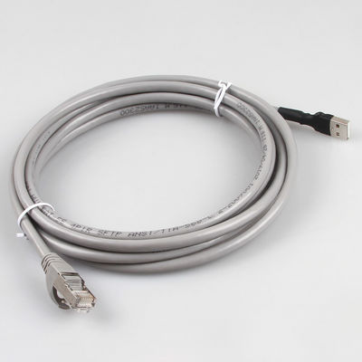 Cable de Ethernet del ordenador 8P8C RJ45, USB durable al cable del adaptador RJ45