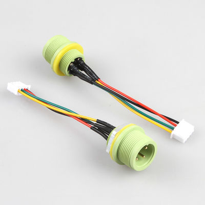 Conector de cable industrial impermeable del arnés de cable IP68 M16 4pins a XH2.5