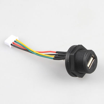 Echada impermeable de XH2.54 4P USB Front Cable Wire Harness Manufacturing 2.54m m