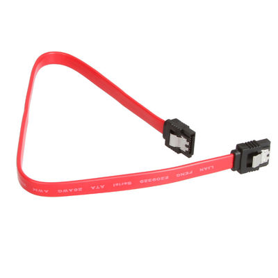 Cable 6Gbps del arnés de cable de SATA III de 18 pulgadas con la fijación del cierre