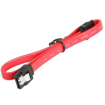 Cable 6Gbps del arnés de cable de SATA III de 18 pulgadas con la fijación del cierre