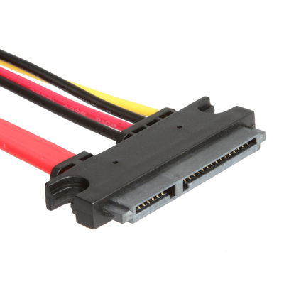 Cable estable para HDD, varón de SATA 3 de la extensión a Pin SATA de la hembra 7+15 3,0 6gbps