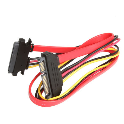 Cable estable para HDD, varón de SATA 3 de la extensión a Pin SATA de la hembra 7+15 3,0 6gbps
