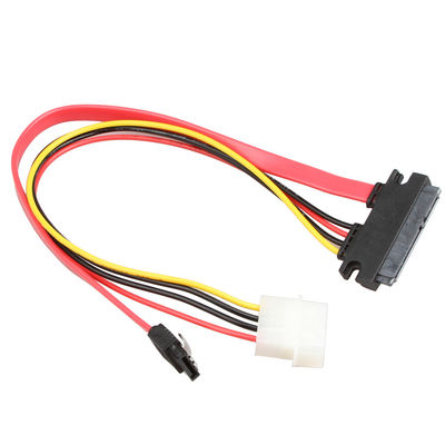 Cable SATA 7+15Pin 22 Pin To SATA 7Pin+4Pin del arnés de cable de los datos de ROHS SATA III